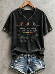 Women's Every Little Thing Is Gonna Be All Right T-Shirt