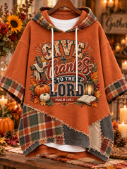 Women’s Thanksgiving Give Thanks To The Lord Hoodie