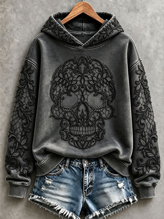 Women's Gothic Skull Halloween Hoodies