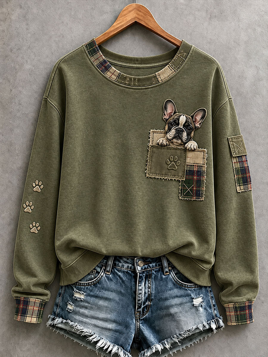 Women's Lovely French Bulldog Sweatshirt