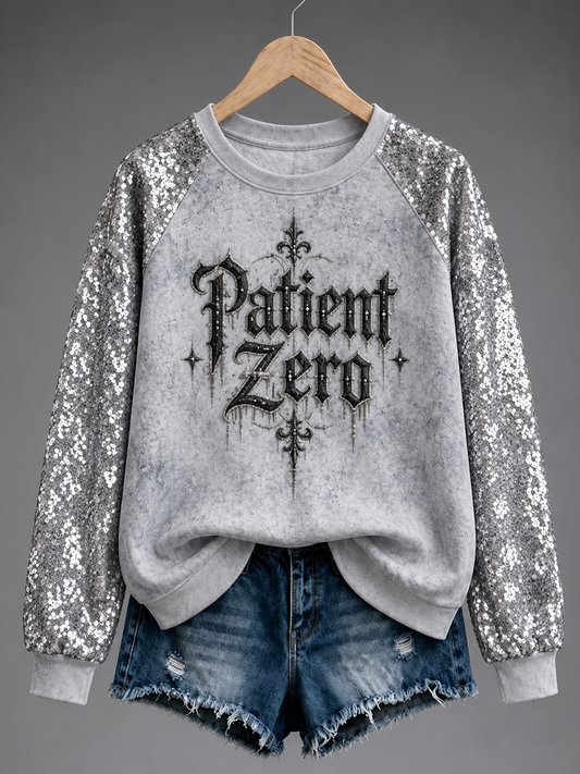 Women's Music Lover Art Printed Regular Sweatshirt