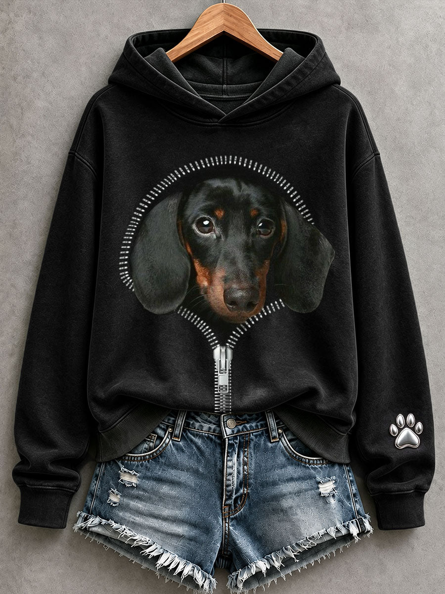 Women's Funny Dachshund Hoodie