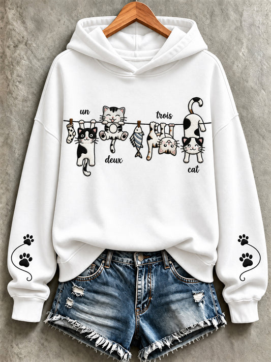 Women's Cute Animal Print Sweatshirt