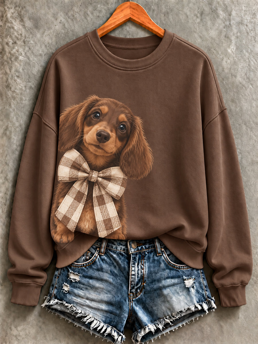 Women's Cute Animal Print Sweatshirt
