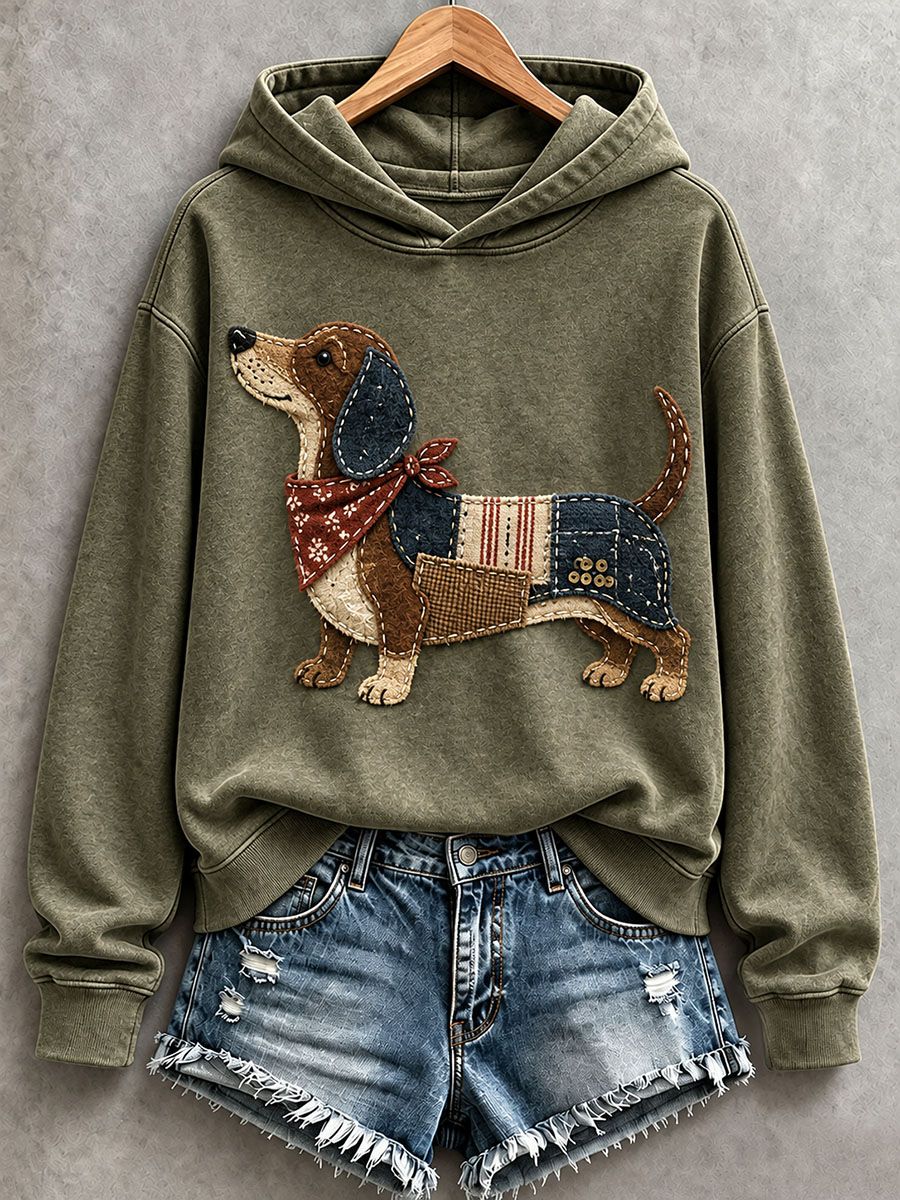 Women's Lovely Dachshund Hoodie