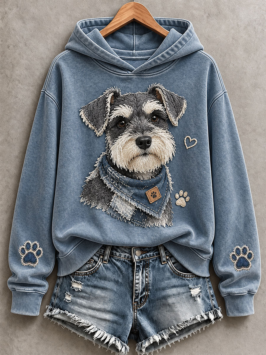 Women's Cute Schnauzer Hoodie