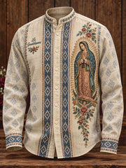 Men's Mexico Our Lady Guadalupe Art Printed Shirt
