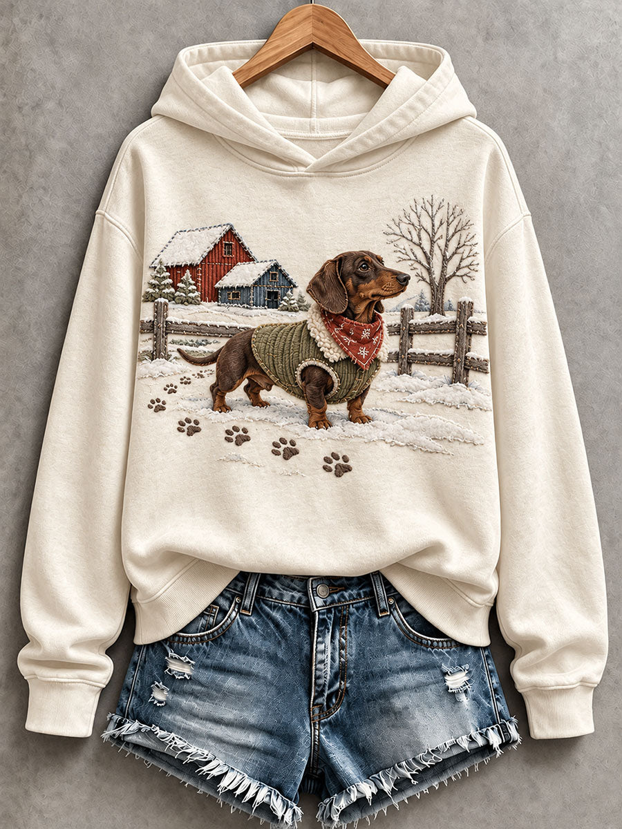 Women’s Lovely Dachshund Hoodie