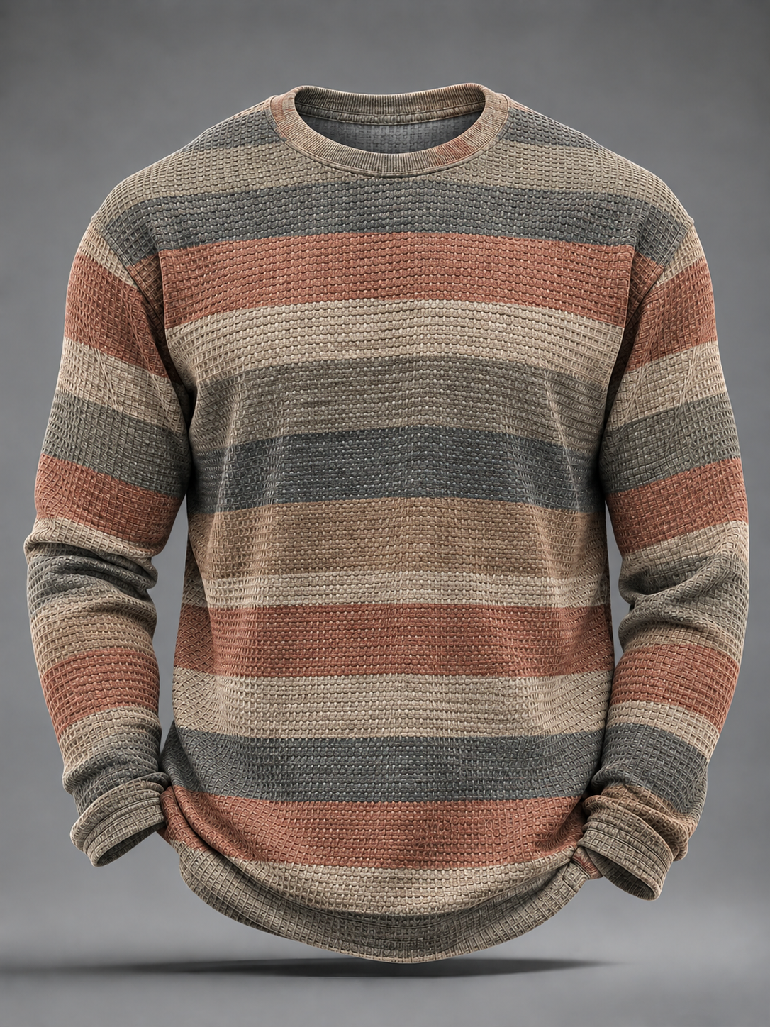 Men's West Waffle Long Sleeve T-Shirt
